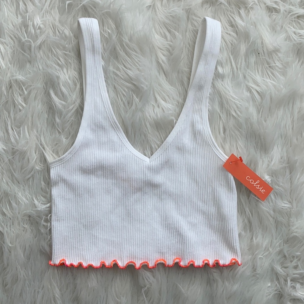 Colsie | Seamless Ribbed Cropped Tank Top
